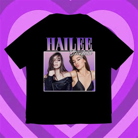 Jual Hailee Steinfeld Homage Tee Bootleg Vintage Tshirt - Hailee ...
