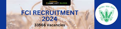 FCI Recruitment 2024 Notification for 33566 Grade 2 and 3 Vacancies ...