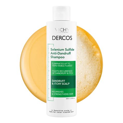 Dercos Selenium Sulfide Anti Dandruff Shampoo Dry Scalp Treatment Itch ...