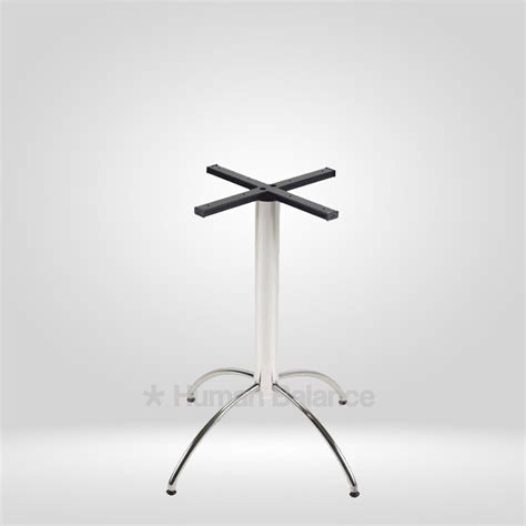 Best Silver Stainless Steel Raros Cafe Table single pillar Stand