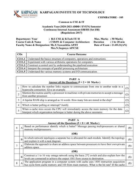 question paper for DAA - Studocu