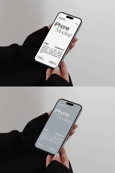 iPhone in Hands Mockup PSD - The Danny - Mockup Design Resources