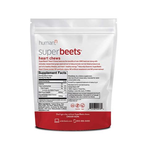 Super Beets Chews For Blood Pressure at Tami Widmer blog