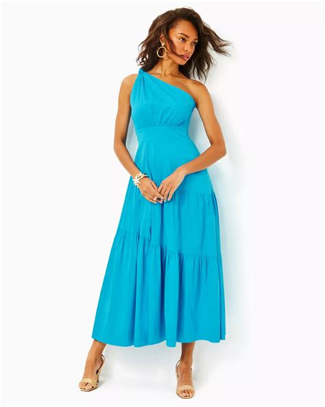Lucilyn One-Shoulder Maxi Dress | Lilly Pulitzer