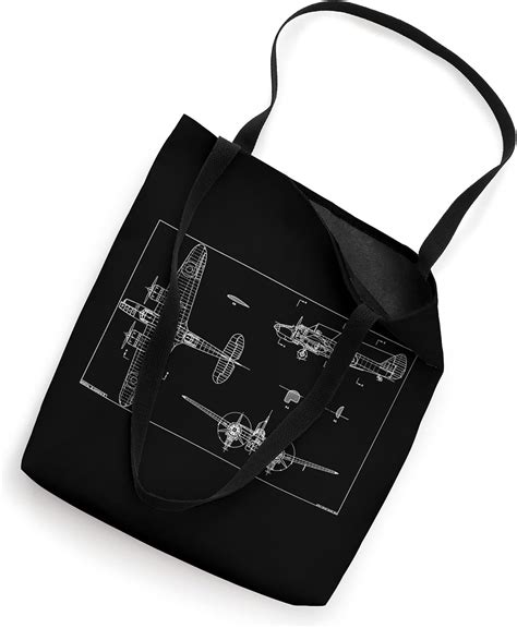 Buy Bristol Blenheim Mk V British WW2 Bomber Plane Blueprint Tote Bag ...