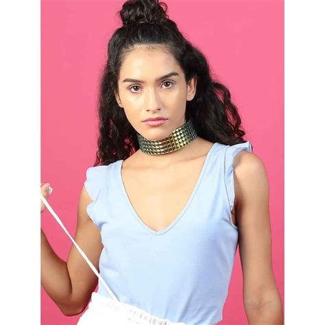 Buy Odette Stunning Chrome Effect Choker Online