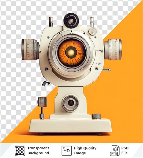 Optical device with transparent background | Premium AI-generated PSD