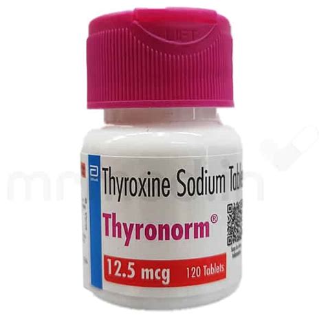 Buy Thyronorm 12.5mcg Tablet 120's Online: Uses, Price, Dosage ...