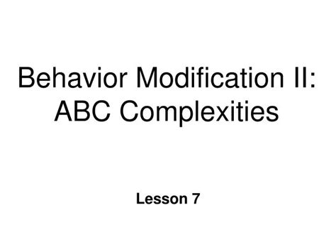 Image result for ABC of Behavior Modification