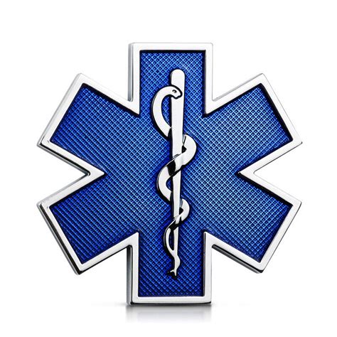 Sakuun Star of Life Doctor 3D Metal Chrome Sticker Emblem Badge-Stylish ...