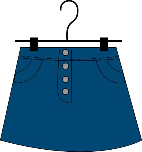 Blue Skirt Clip Art