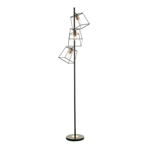 där lighting 2020 TOW4922 Tower Black & Copper Floor Lamp ...