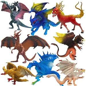 Buy MALLEXO Realistic Flying Dragons Dinosaur Animal Toys for Kids 3 ...