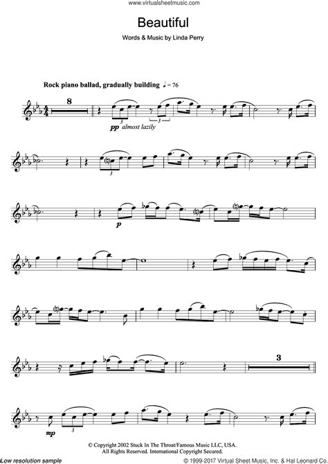 Beautiful sheet music for flute solo (PDF) v2