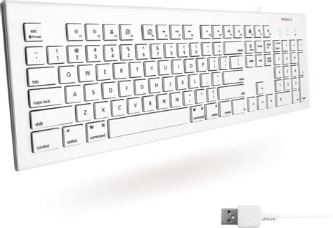 Amazon.in: Buy Macally 104 Key Full-Size USB Keyboard with Short-Cut ...
