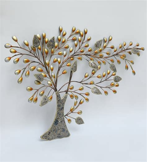 Buy Vedas Elisa Wave Tree Wall Mounted and Hanging Sculpture Wall Decor ...