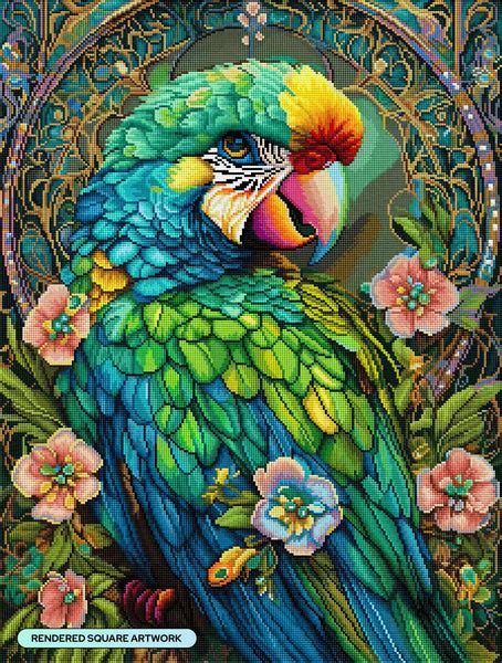 Perky Parrot – Diamond Art Club