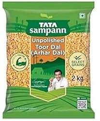 Tata Sampann Unpolished Toor Dal/Arhar Dal, 1kg : Amazon.in: Grocery ...