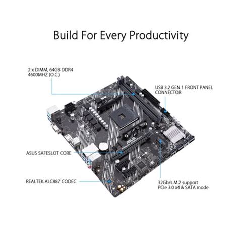 Buy Asus Motherboard, Prime A520M-K