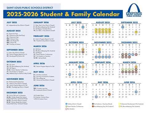 Saint Louis Public Schools Calendar 2025-2026 (Missouri) - School ...