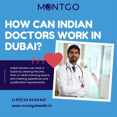 How Can Indian Doctors Work in Dubai? - Montgo Health Systems