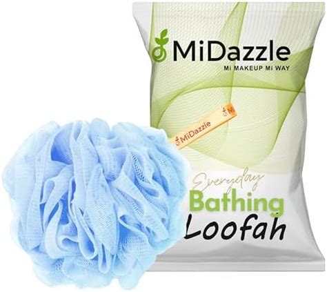 Midazzle Luxury Nylon Bathing Loofah Sponge Exfoliator Scrubber for ...