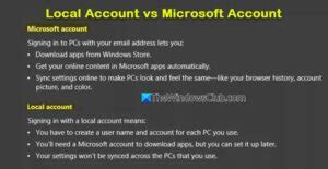 Change Local Account to Microsoft Account 的图像结果