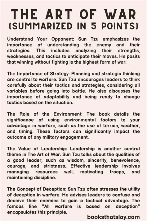 Infographic Art Of War