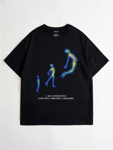 Manfinity Dauomo Men's Slogan And Character Printed T-shirt | SHEIN USA