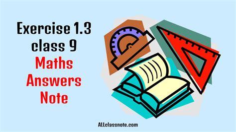 Class 9 Math 1.3 Exercise Question 8 的图像结果
