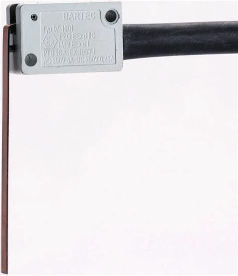 07-2501-6130/03 Bartec | Bartec Plunger Limit Switch, NO/NC, IP54 ...