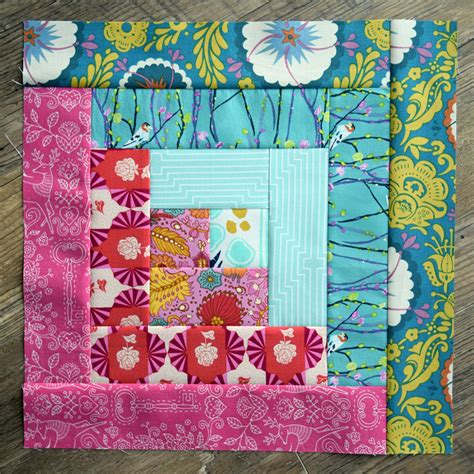 Image result for Log Cabin Quilt Block Tutorial
