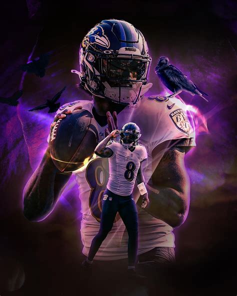 Aiden Tilley on Instagram: “Lamar Jackson . @new_era8 @ravens @nfl ...