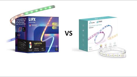Lifx vs TP-Link KASA: RGBIC LED умные ЛЕД ленты - сравнение - YouTube