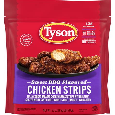 Oat Free? HONEY BBQ FLAVORED CHICKEN STRIPS FULLY COOKED CHICKEN BREAST ...