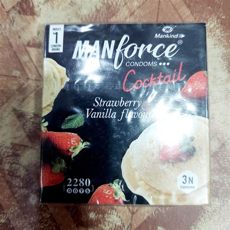 Buy Strawberry Vanilla flavour MANforce - UN | Zappy