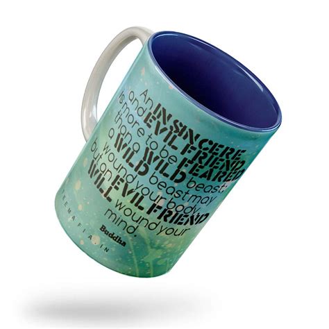 Buy Tee Mafia Gautama Buddha Ceramic Printed Coffee Mug, 330 ml ...