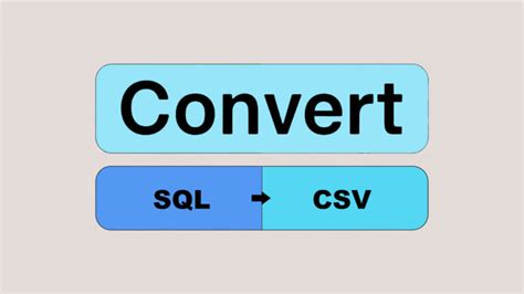 Image result for Function to Convert SQL Output to CSV File in TypeScript