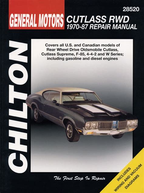 General Motors Cutlass RWD, 1970-87 (Chilton Total Car Care Series Manuals): Chilton ...