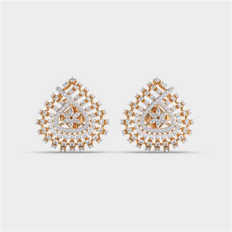 Buy Intricrate Design Diamond Studs At Jewelbox