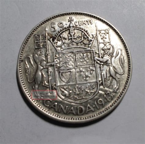 1943 50 Cent Canada Coin