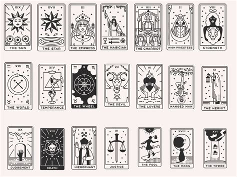 Tarot Cards Svg, Witch Tarot Svg, Major Arcana Svg, Celestial Tarot Svg, Sun Svg, Fortune Teller ...