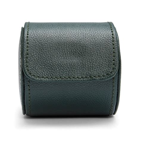 British Racing Single Watch Roll - Green | Teddy Baldassarre