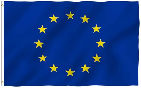 Anley Fly Breeze 3x5 Foot European Union Flag Vivid Color | Desertcart ...