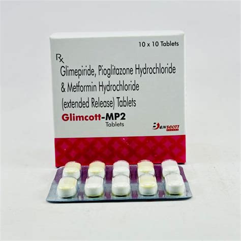 Glimcott-MP2 Tablets Benscott Pharma Pvt. Ltd.