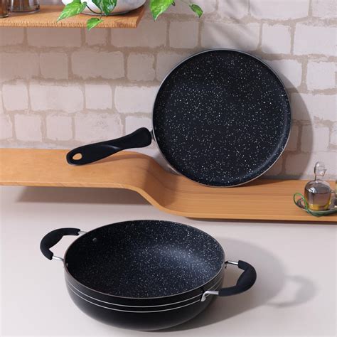 Buy The Earth Store Ecoluxe Cookware Combo Set of 2 Teflon Non-Stick ...