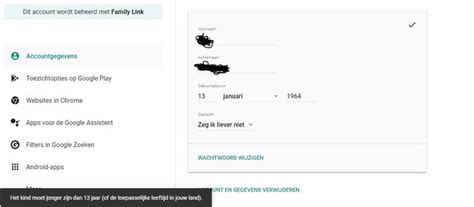 [Google Family] Unlinken account kind van 8 jaar - Client software ...