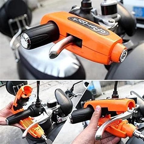 Bikes/Scooty Brake Lock - Easy Locking System by Holding Handle Bar ...