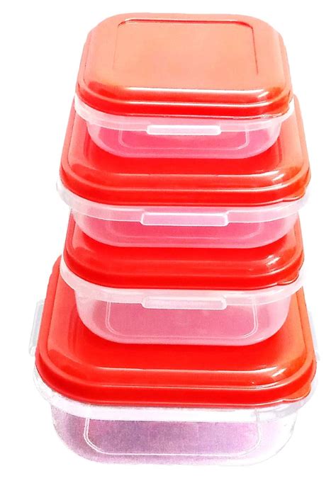 Buy Fresco Square Microwave Safe Container Set, Utility Box, 2000 ml ...