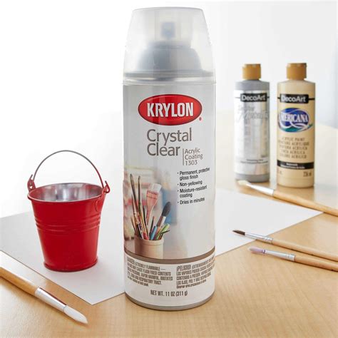 Krylon Crystal Clear Acrylic Coating Paint - Hardware&Tools Online Store